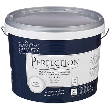 Perfection muurverf Muur & Plafond mat wit 10L